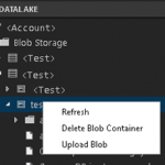 Azure Data Lake Tools for VSCode supports Azure blob storage integration