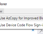 AzCopy support in Azure Storage Explorer now available in public preview