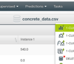 Linear Regression in a few Clicks with the BigML Dashboard